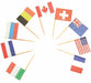 Country Flag Wooden Toothpicks, 24 Pack