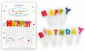 Happy Birthday Letter Candles on Toothpicks