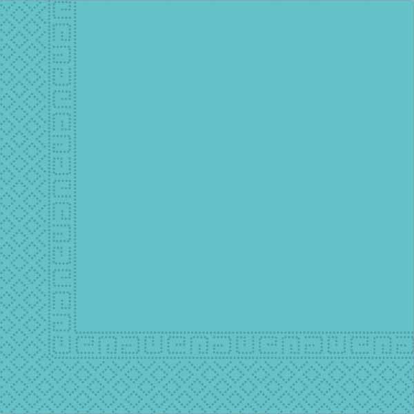 Solid Turquoise 3-Ply Luncheon Napkins, 20 Count