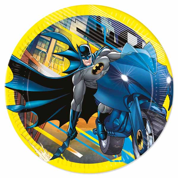 Batman Rogue Rage 9-Inch Paper Plates, 8 Count