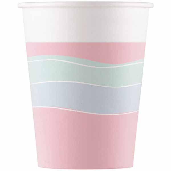 Elegant Party 7 oz Paper Cups, 8 Pack