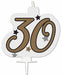 30th Birthday Milestone Candle