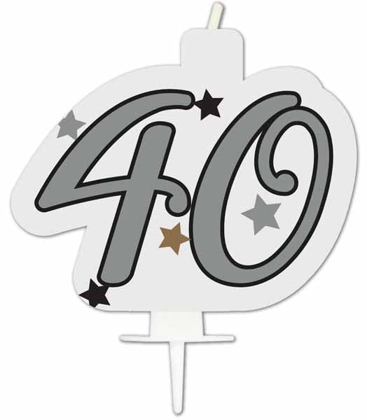Milestone 40th Birthday Foil Balloon, 18 Inch