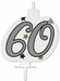 60th Birthday Milestone Candle