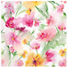 Spring Flowers 3-Ply Luncheon Napkins, 20 Pack