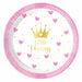 Little Princess 7.6-Inch Paper Plates, 8 Count