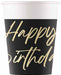 PAPER CUPS 7OZ 8/PK ELEGANT HBDAY