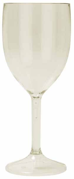 Beige Reusable Wine Glasses, 2 Pack