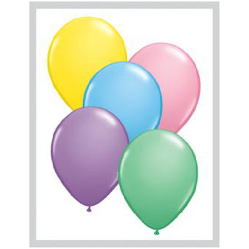 Pack Of 100 Qualatex 11" Assorted Pastel Balloons
