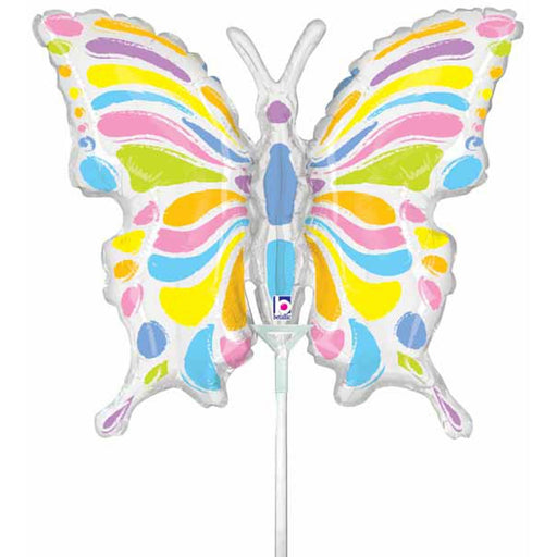 14" Pastel Butterfly - Whimsical Multicolored Decor for Any Occasion