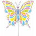 14" Pastel Butterfly - Whimsical Multicolored Decor for Any Occasion
