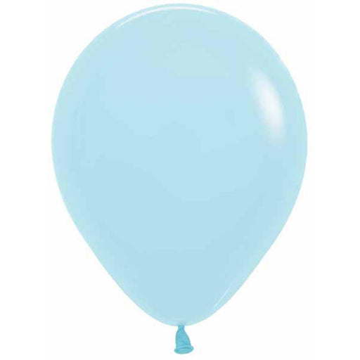 Pastel Matte Blue Latex Balloons (5", 100/Bg)