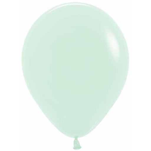 Pastel Matte Green Latex Balloons - 100 Pack (11 Inches)