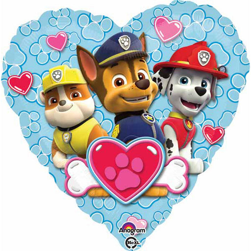 "Paw Patrol Chase Plush Toy With Heart - 18 Inches"