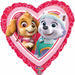 "Paw Patrol Love Girl 18" Heart Stuffed Animal"