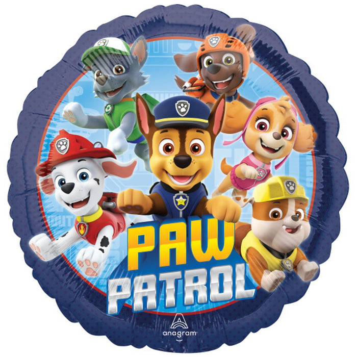 Paw Patrol 18" Round Helium Balloon With S60 Package.