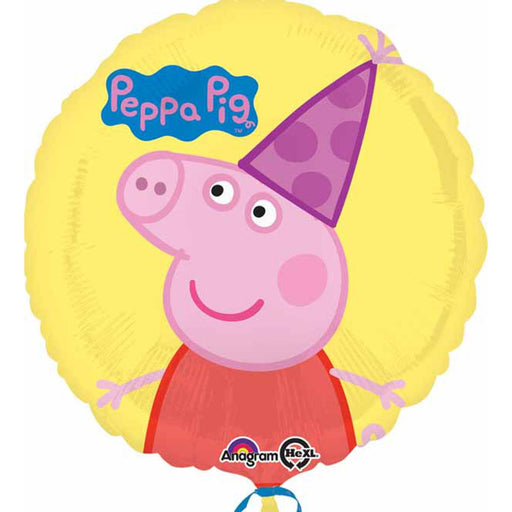 Peppa Pig 18" Round Helium Balloon.