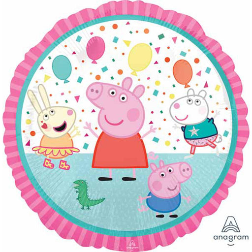 Peppa Pig 18" Round Helium Balloon (S60 Packaging)