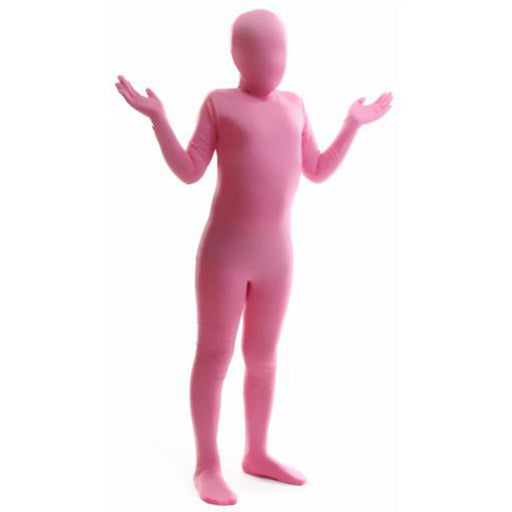 "Pink Morphsuit For Kids - Small Size"