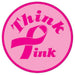 "Pink Ribbon Button 3.5" - Breast Cancer Awareness Accessory"