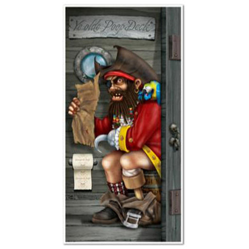 "Pirate Captain Bathroom Cover - 30"X60""