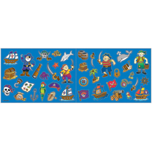 "Pirate Sticker Packs - 600 Stickers, 12 Packs"