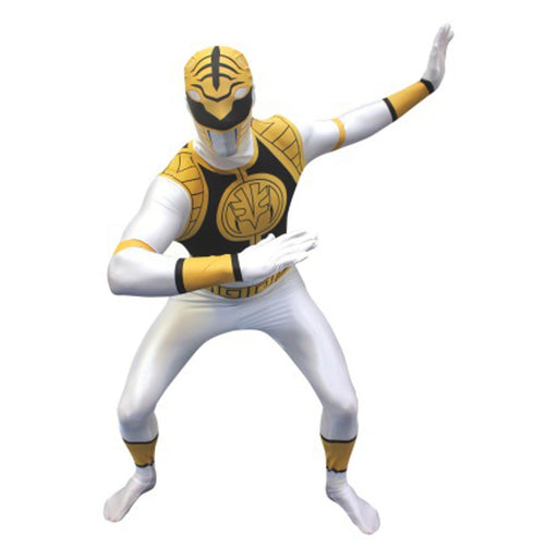 Power Rangers White Ranger Morphsuit - Size L.