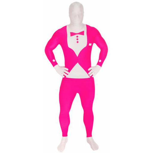 Premium Glow Tux Pink Large Morphsuit