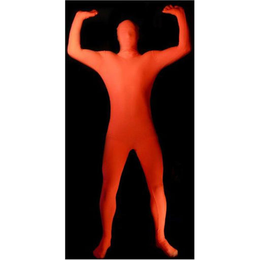 "Premium Orange Glow Morphsuit In 2X-Large Size"