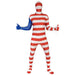 Premium Usa Flag Morphsuit - X-Large Size