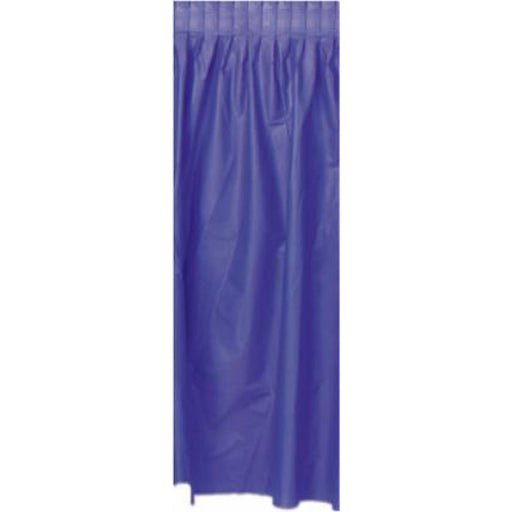 Purple Plastic Table Skirt - 29" X 14'