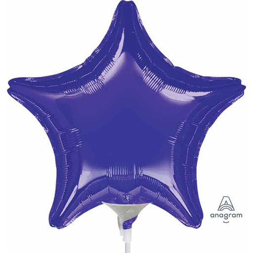 Purple Star Mylar Balloon - 9 Inch, #W9Sqpqp.