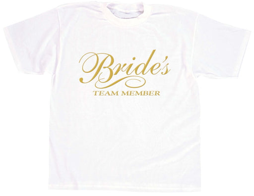 Bride's Team Member T-Shirt, XL
