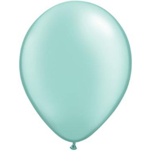 Qualatex 11" Pearl Mint Green Latex Balloons (100/Pk)