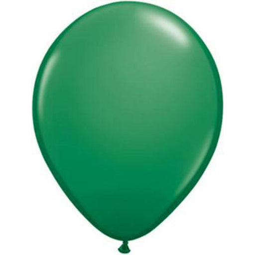 Qualatex 11" Green Latex Balloons (100/Pk)