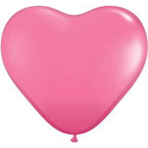 Qualatex 11" Heart Rose Latex Balloons (100/Pk)