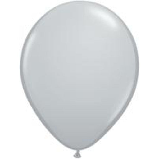 Qualatex 16" Gray Latex Balloons (50/Pk)