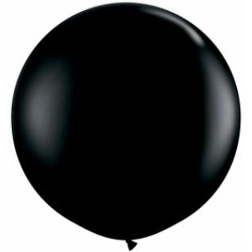 Qualatex 36" Onyx Black Latex Balloons (2-Pack)