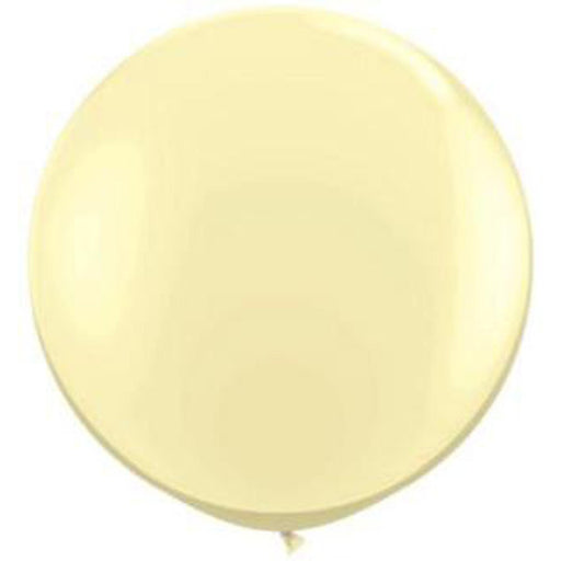 Qualatex 36" Latex Ivory Silk Balloons (2/Bag)