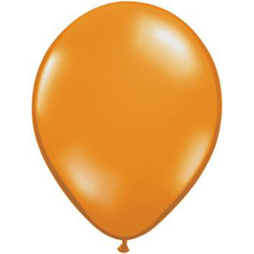 Qualatex 5" Mandarin Orange Latex Balloons (100/Pk)
