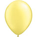 Qualatex Pearl Lemon Chiffon Balloons 100/Bg - 11"