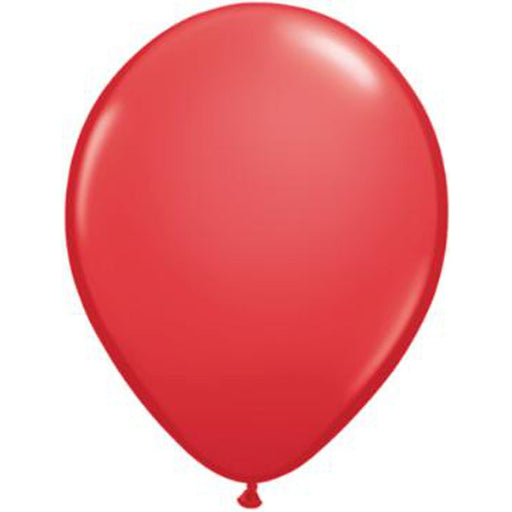 Qualatex Red Latex Balloons - 11" Diameter (100/Bag)