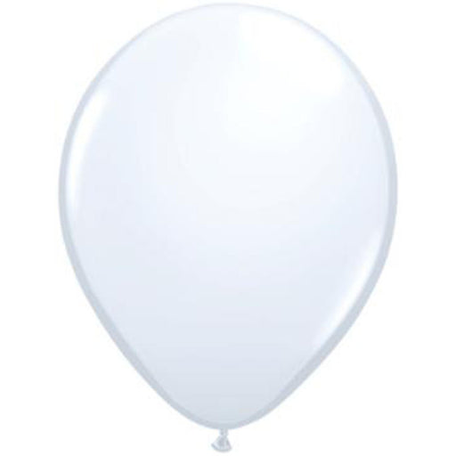 Qualatex White Latex Balloons, Pack Of 100 (9 Inches)