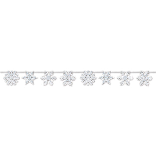 7 ft Snowflake Streamer