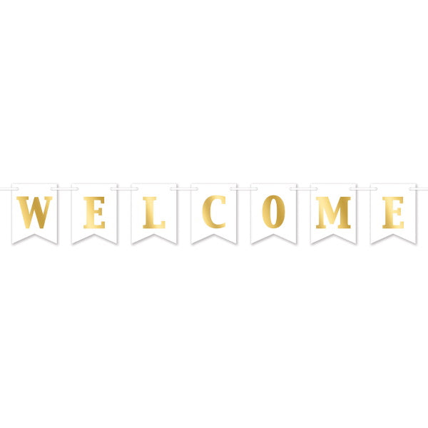 Welcome Streamer, 6 Inches x 6 Feet