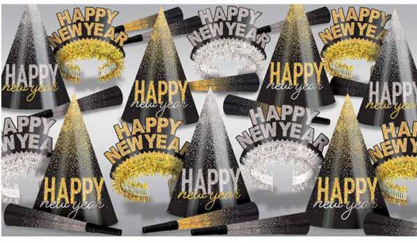 SILVER/GOLD MIDNIGHT BURST ASST FOR 50
