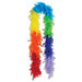 Rainbow Feather Boa (40G/6Ft) - Fancy Accessory For Parties And Costumes