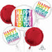 Rainbow Wishes Birthday Bouquet - P75 Package