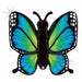 Rdnt Butterfly Blue 46" Holo Shape J Pkg.