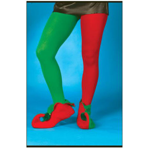 Red/Green Tights For Adults - One Size Fits Most